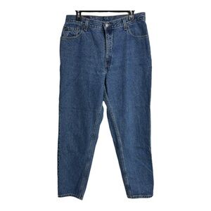 Vintage Levi's 550 Medium Wash Relaxed Fit Tapered Leg Size 14S
